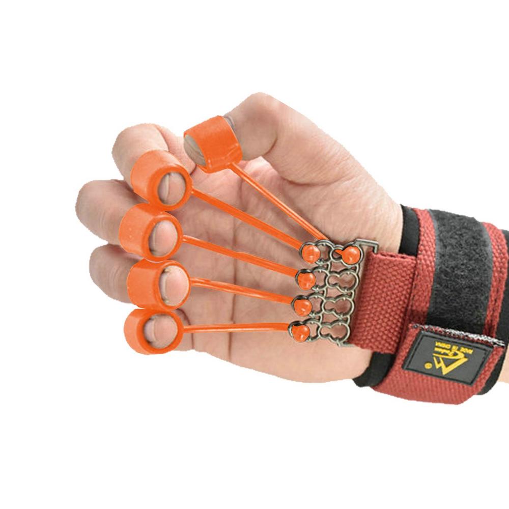 Finger Strength Trainer 5Pcs Elastic Silicone Finger Exerciser & Hand Strengthener Finger Stretcher Hand Grip Strengthener For