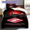 Spartak Moscow Gleam Bedding Quilt Set Quilt Cover Pillowcase Home Decoration Birthday Gift (1 * duvet cover + 2 * pillowcase, without core)