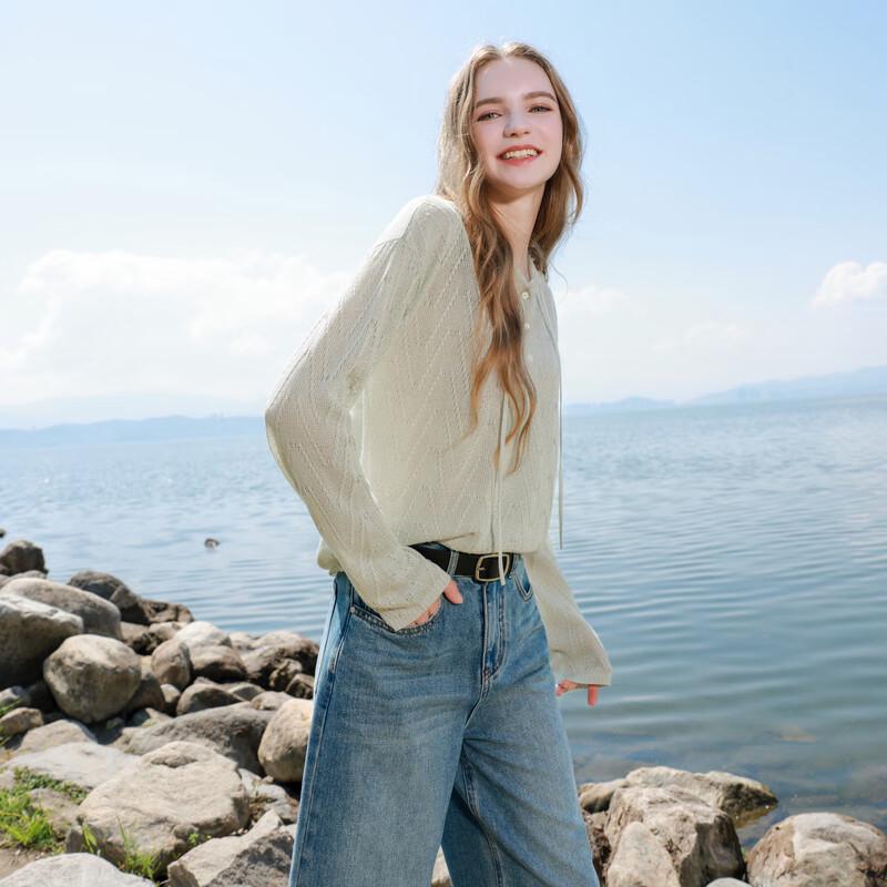 

San Cai 2025 Autumn Loose Hooded Knitted Pullover Sweater XL 170/92A