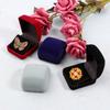 Velvet Coin Box Medals Storage Case Military Coin Display Box Jewelry Case Gift Box for Gem Coins Medals 2.04x2.2x1.25in