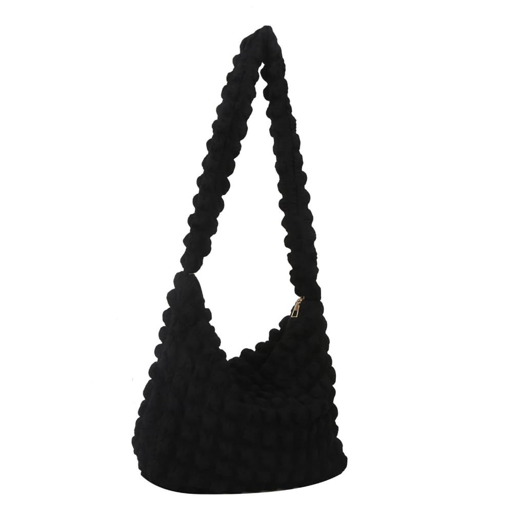

Popcorn tote shoulder large for commuting to work or shoulder crossbody bag [Neueins] bag, bag, bag, waffle, pokopoko, quilted, cute, women s,