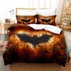 3D Bats Bedding Set Queen King Size Duvet Cover With Pillowcase Soft Microfiber Bedclothes For Bedroom Decor