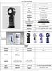2026 Mini Handheld Fan: Portable, Folding, Neck-Worn with Digital Display & Semiconductor Cooling.