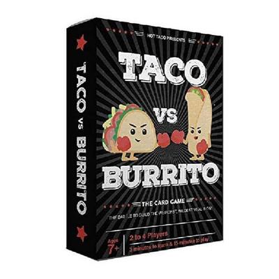 Taco Vs Burrito: English Burger & Ham Card Strategy Game