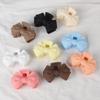 New Candy Bowknot Hair Claw Clips Women Girls Matt Plastic Big Bow Ponytail Holder Hair Clamps Crab Barrettes Hair Accessories