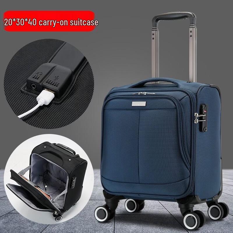 Oxford Cloth Lightweight Carry-On Luggage 18 inch