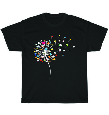 Löwenzahn Bücher Lese-Buchliebhaber Buchsüchtiger Alphabetisierung Bibliothekar T-Shirt Unisex