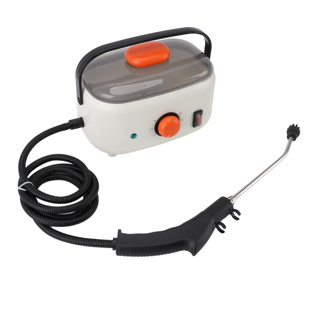 1500ml Dampfreinigungsmaschine Effizienter Hochtemperatur-Hochdruck-Dampfreiniger mit 3 Bürstenköpfen