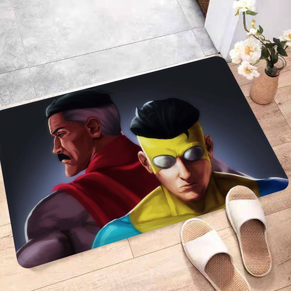 

Cartoon Invincible Door Mat Nordic Style Bedroom Living Room Doormat Home Balcony Anti-Slip Alfombra 40x60 cm