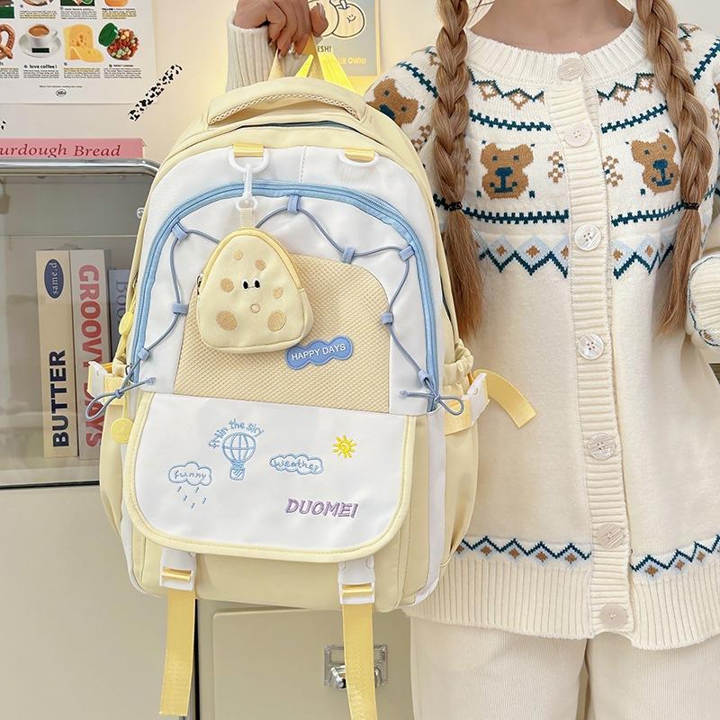 Japanese Student Backpack Female Elementary School Student with High Appearance  Cute Junior High School Student Backpack