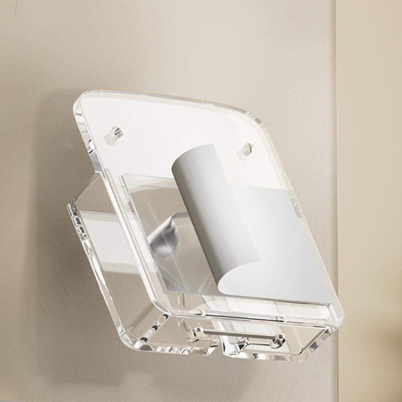 Adhesive Wall Phone Holder Space Saving Design for Home Office Organizing with Charging Slot and Multifunctional Storage
