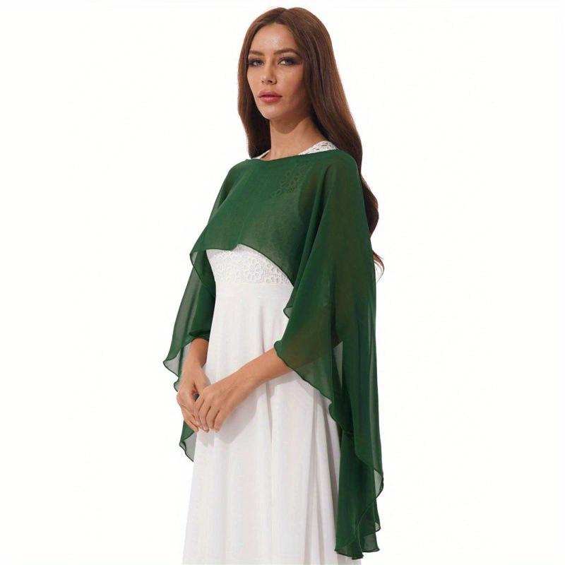 Nuova Sciarpa Lunga in Chiffon Sottile Monocolore Protezione Solare Traspirante Donna Stola Lunga Disponibile in Più Colori