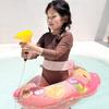 Baby learns to swim inflatable seat with handle and interactive swimming ring with water gun