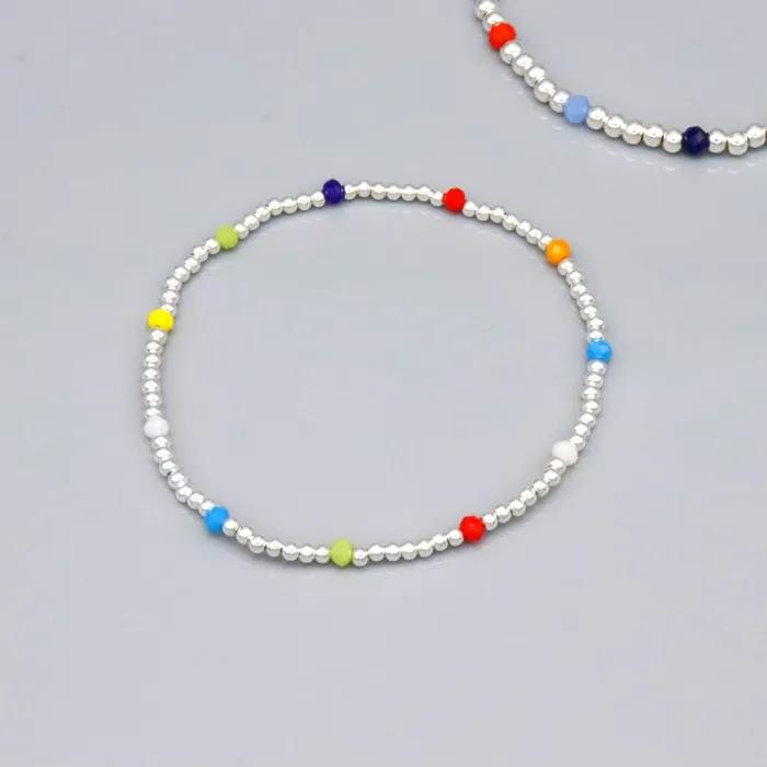 Bonbo Silver Bead Banding Silver Ball Bracelet 2mm, 3mm