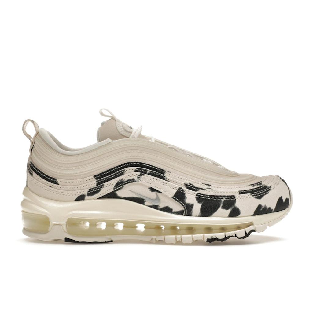 Nike  Air Max 97 Cow Print Women Sneakers Cream Sail Chrome FN7173-133