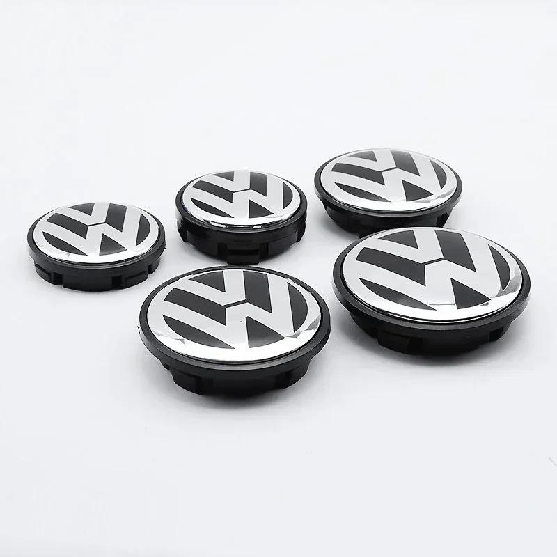 B6 VW For Volkswagen 4pcs 55mm 56mm 65mm 63mm Car Styling Wheel Center Cap Hub Covers Badge Accessories For VW Volkswagen Golf S