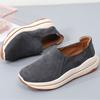 Simplicity Women's Spring & Autumn Flat Shoes Ladies Thick Bottom Wedge Loafers Slip-On Casual Moccasins Creepers