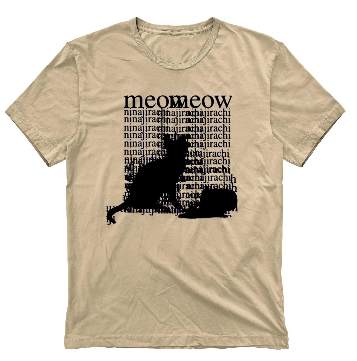 Meow Ninajirachi Funny Cat Cotton T Shirt Full Size S-5XL XXL