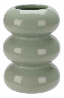 Ceramic Flower Vase, Gray, 10 Cm