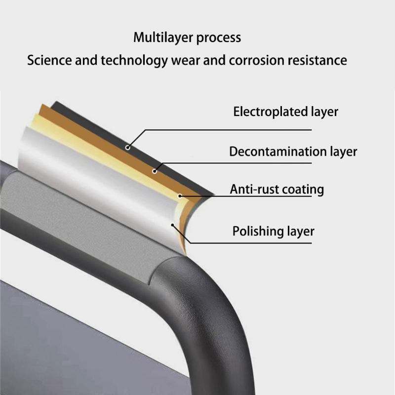 Balení 2 praktických posuvných dveřních klik s roztečí otvorů z hliníkové slitiny s montážními šrouby pro vnitřní i venkovní použití