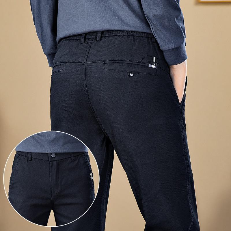 Autumn and Winter Casual Pants Men's Straight Versatile Simple Pants Fashion Men's Business Leisure Trend Men's Straight Trousers