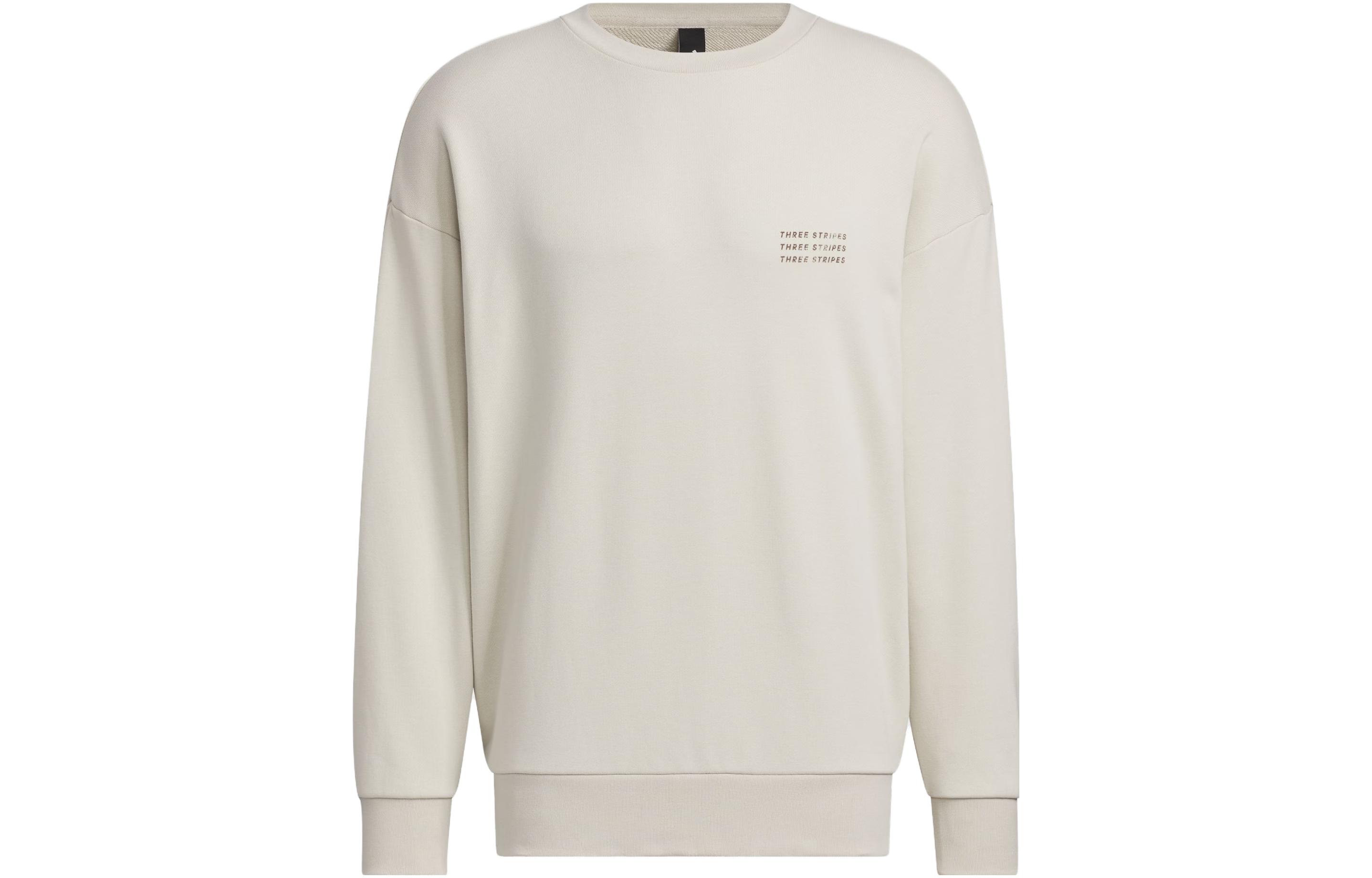 Adidas Sweatshirts Men s Clear Brown Crew Neck Moderate Regular IS7422 L