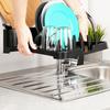 Drainer for Dishes, Cutlery, Plates, Cups, Standing Kitchen Black