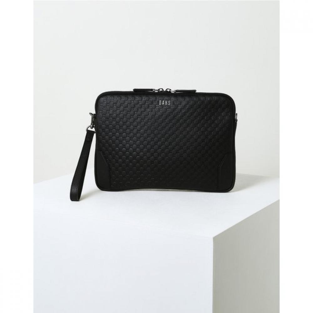 Daks Black Leather Clutch Bag Dbba3e013bk