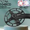 Mountain Bike Bicycle Tooth Plate Guard 104bcd Positive and Negative Tooth Single Speed 32T-42T Single Disc Sprocket Chain Cover