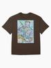 Georges Brassens GEORGES BRASSENS Watercolor Portrait Oversized T-Shirt