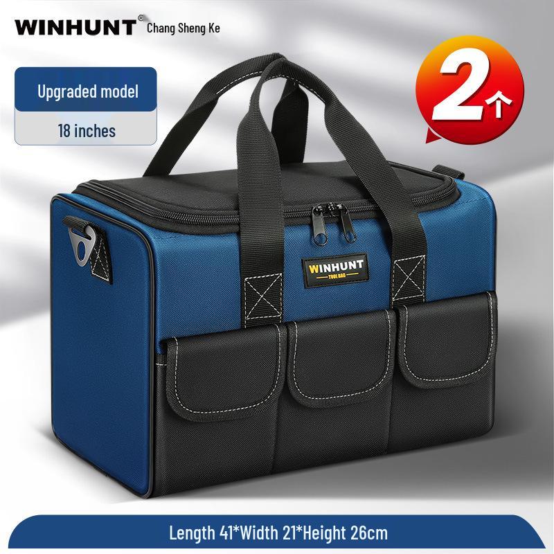 Everwinner Durable Canvas Electrician Tool Bag - Sturdy, Thickened, and Wear-Resistant