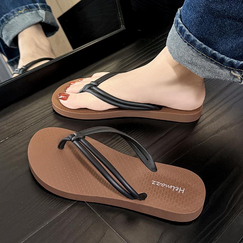 Damen Rutschfeste Sommer-Flip-Flops - Modische, Verschleißfeste Strandsandalen