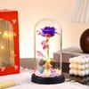 Gold Foil Rose Glass Cover Teachers' Day Gifts Creative Gifts Advanced Ornaments for Female Teachers