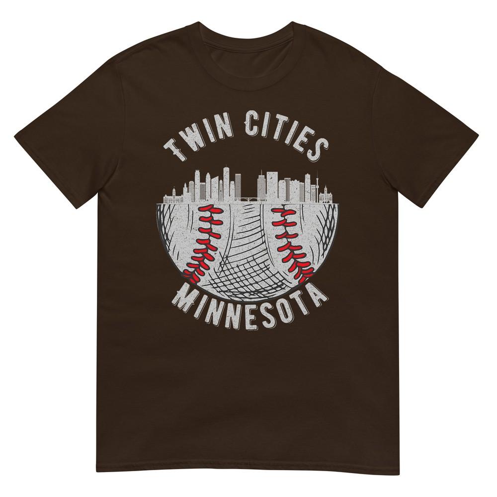 Cool Twin Cities Minnesota Mn Baseball Skyline St Paulmpls Tshirt