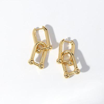 Minimalist U Shape Earrings for Women Couples New Trendy Elegant Geometric Handmade Wedding Party Jewelry Gifts