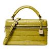 MICHAEL KORS Jana Leather Geometric Handbag Mini Women's Yellow Green 32F5GQ1C0E-APPLE