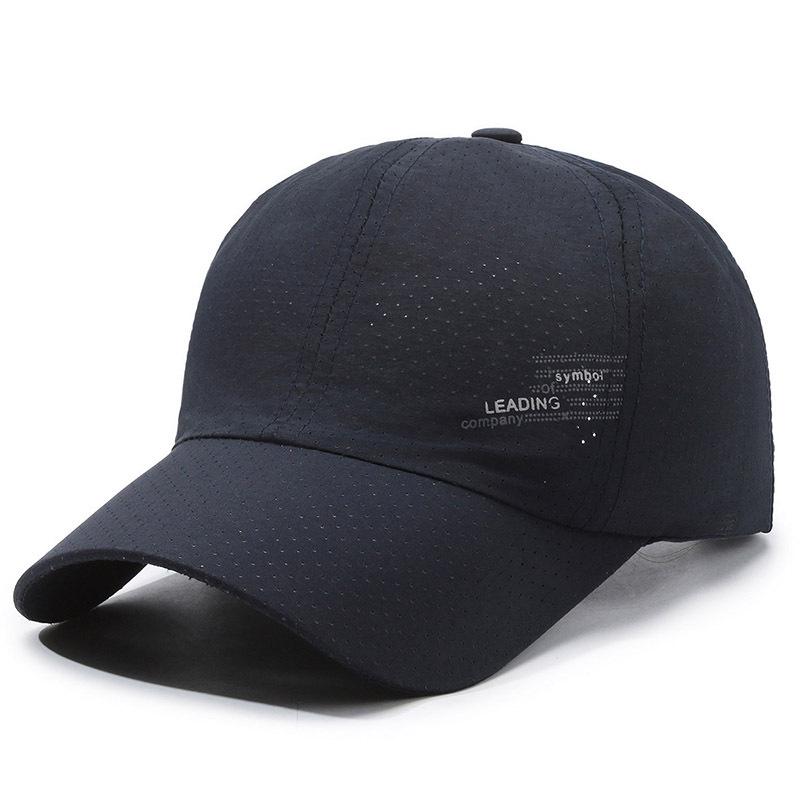 Unisex Sun Protection Quick-Dry Perforated Baseball Cap for Large Heads - Versatile Outdoor Sports Hat