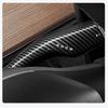 For Tesla Model 3 Y Gear Shift Cover Steering Lever Handle Protection Shifter Shell Carbon Fiber Shift Knob Cover Accessories