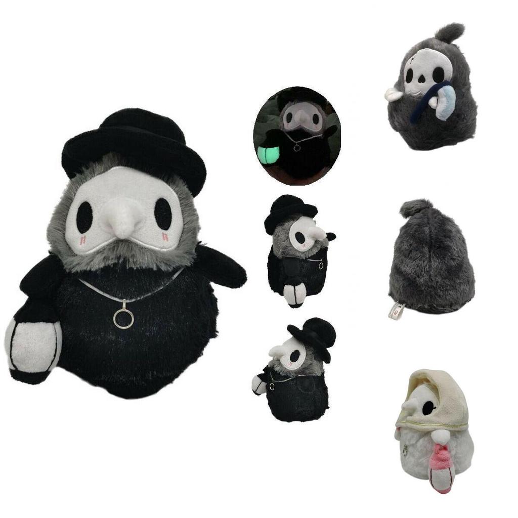 Leuchtendes Pestdoktor- und Krankenschwester-Paar Plüschtier Niedliches und Einzigartiges Geschenk