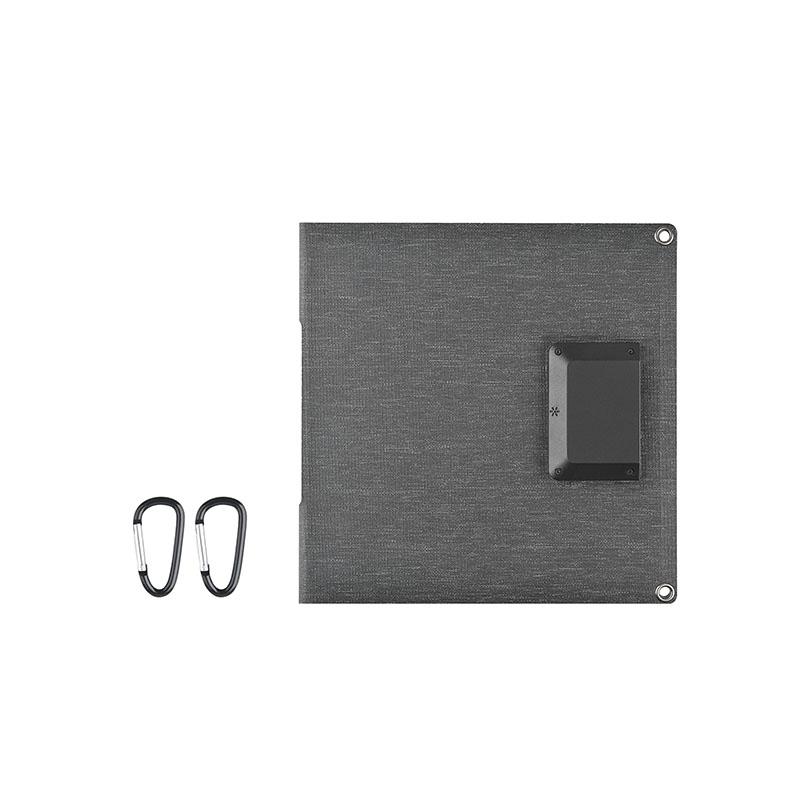 

Складное солнечное зарядное устройство BUHESHUI 23% Высокая эффективность Легкое 15 Вт ETFE Складные солнечные панели 5 В с портом USB Type-C серый