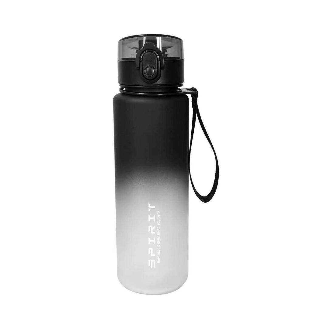 Drop-Proof Gradient Sports Water Bottle - Large Capacity, Portable, Flip-Top Lock, High Appearance Value, Essential Summer Plastic Cup