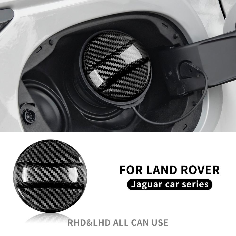 

Real Hard Carbon Fiber Car Fuel Tank Cap Cover For Jaguar XF XFL XE XEL XJL F-PACE Land Rover Range Rover Discovery -2024 чёрный