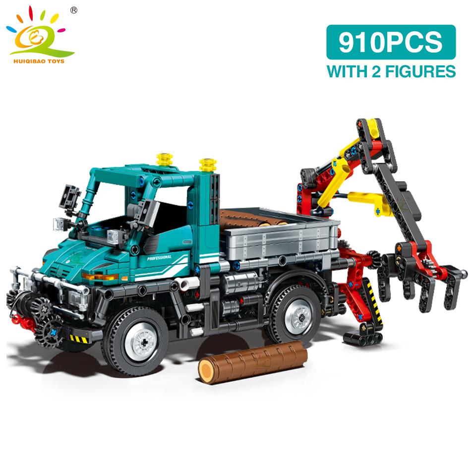 RC Engineering Farm Truck Technical Car Building Block Electric Remote Control Model Bricks Set City Children Kids Toys