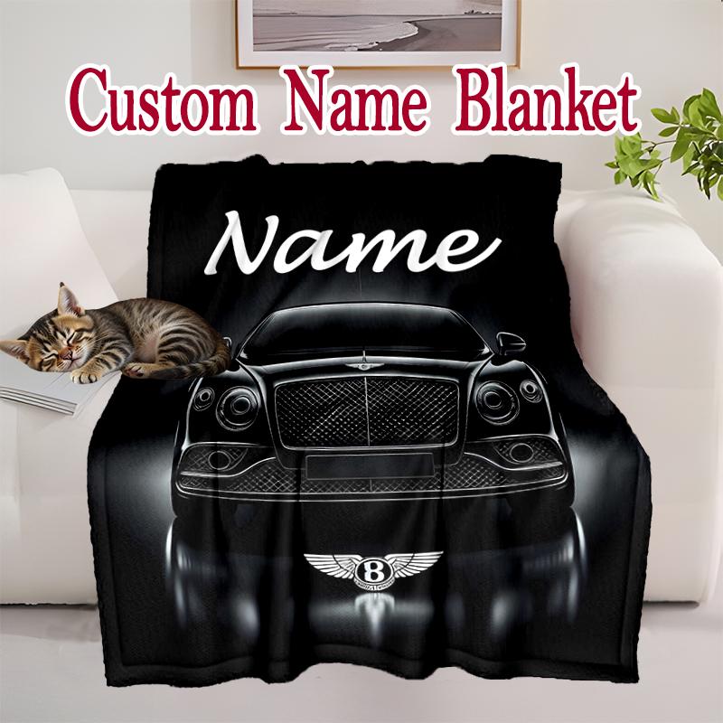 Bentley (3) Blanket Lightweight Print Throw Blanket For Couch, Bed, Car, A Heartfelt Gift for Your Family and Friends