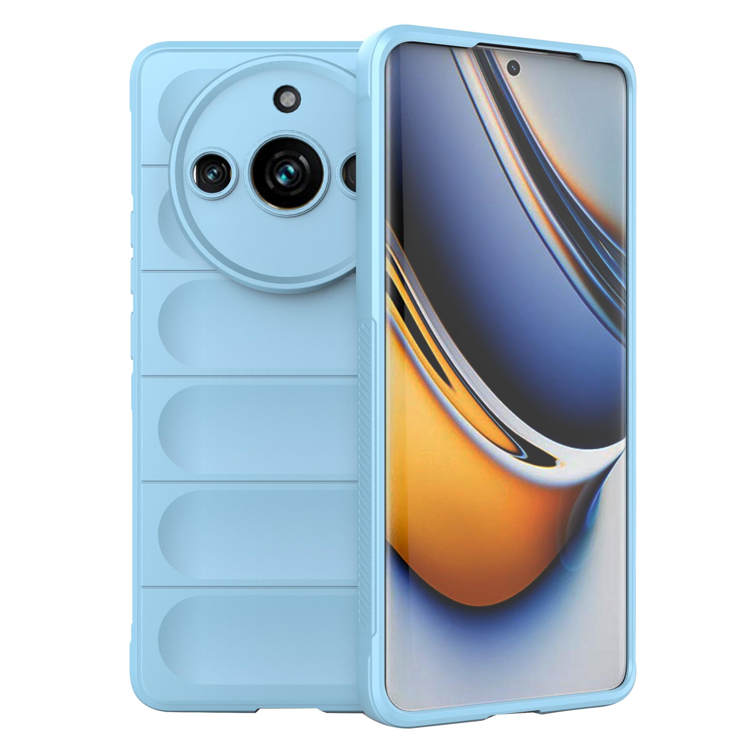 

Для Realme 11 Pro+ 5G/11 Pro 5G TPU Задняя крышка Ударопрочный Прочный чехол для телефона Baby Blue