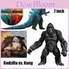 Figura de Ação Godzilla Vs King Kong de 7 polegadas em PVC Para Colecionadores e Fãs Entusiasmados