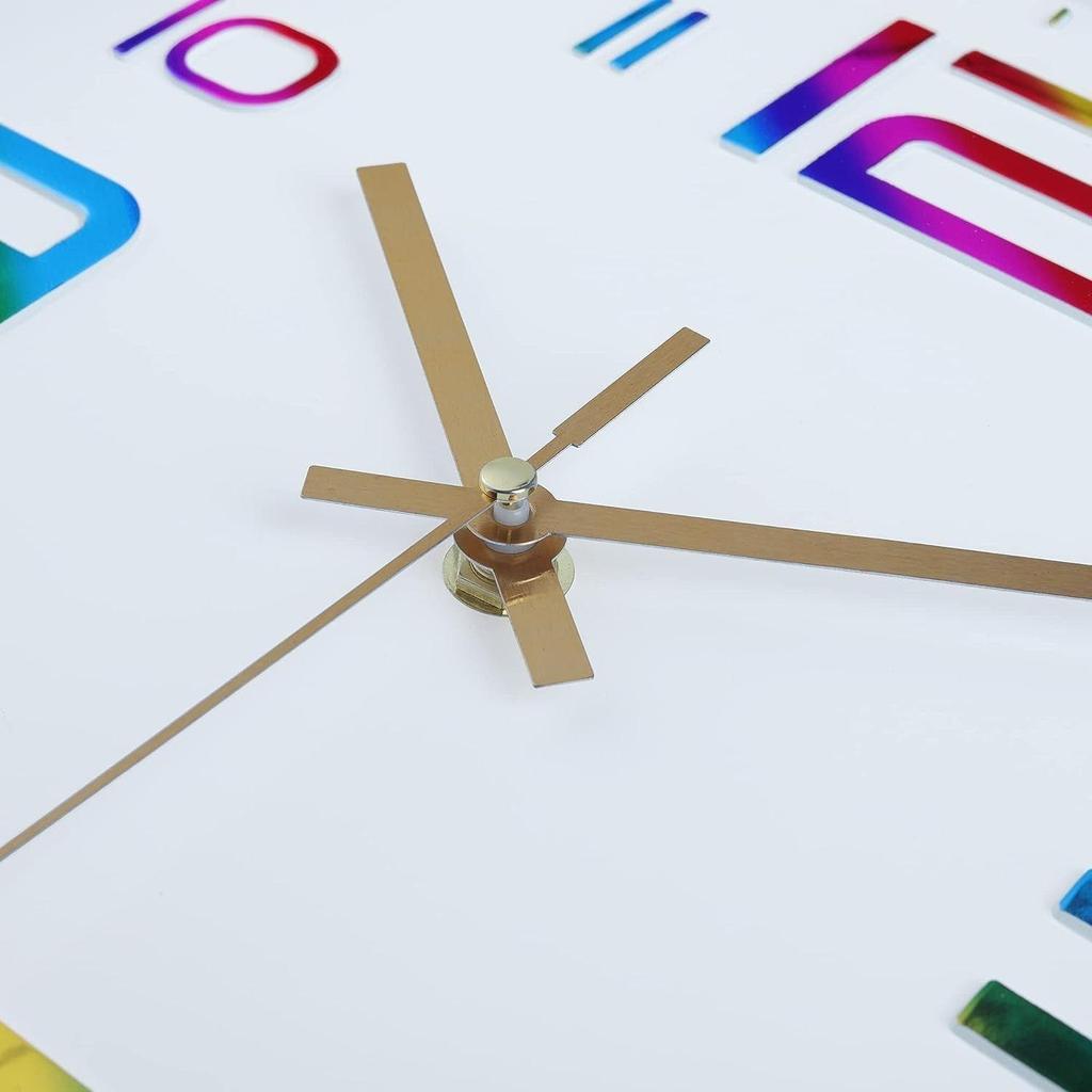 Wall Clock 12" Silent Quartz Decorative Latest Clock Non-Ticking Classic Clock Battery Operated Round Easy to Read for Room/Home