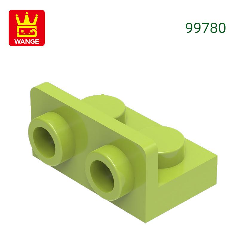 186 Stück/Los 99780 Winkelstein 1 x 2 - 1 x 2 Umgekehrter Stein Moc Farbige Zubehörteile Kompatibel mit Stein Kinder Spielzeug Bausteine