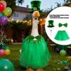 Irish Themed Geese Outfit For Patio Decoration Perfect For Patricks Day Celebration And Spring Parties
