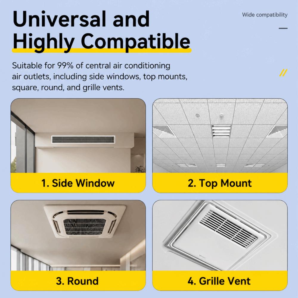 No Installation Needed Air Deflector Universal Fit Air Condition Baffle Household Air Condition